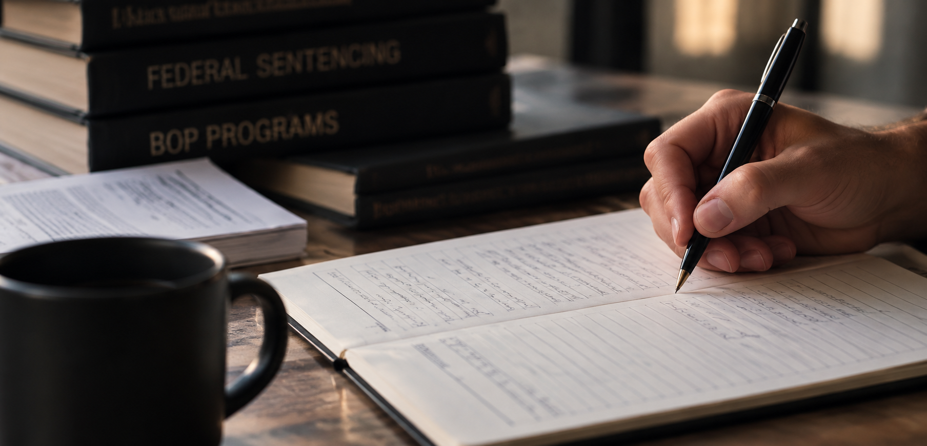 Preparation notes and federal prison reference materials